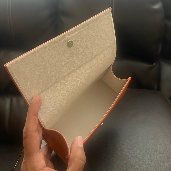 Tory Burch Glasses Case - Orange 1 - Picture 4 of 4